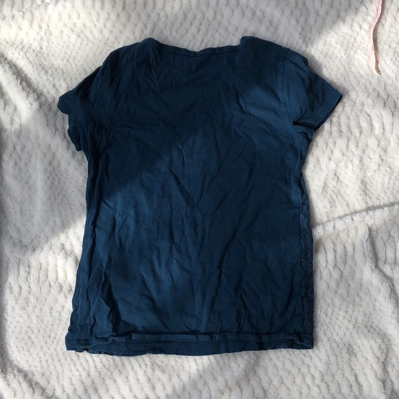 Ann Taylor Loft Blue Lace Shirt - Picture 4 of 4